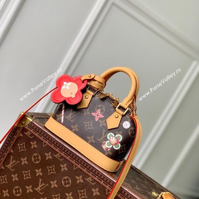 Louis Vuitton Vivienne Nano Alma Bag in Monogram Canvas 2025 M12199 (KI-250809083)