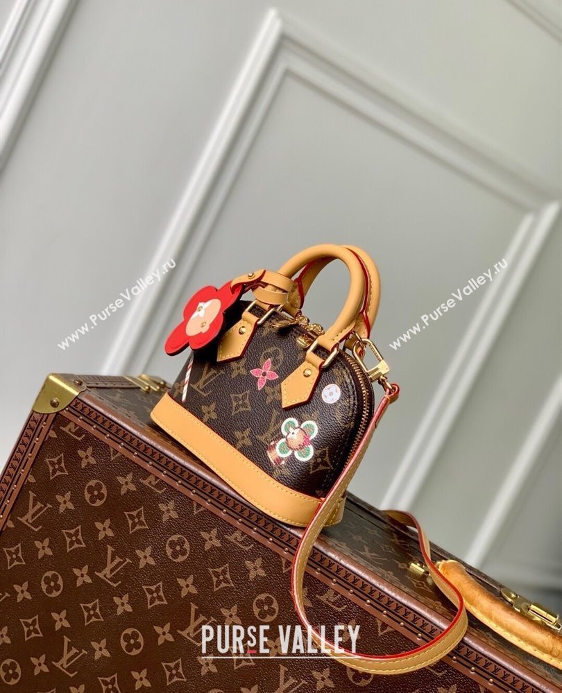 Louis Vuitton Vivienne Nano Alma Bag in Monogram Canvas 2025 M12199 (KI-250809083)