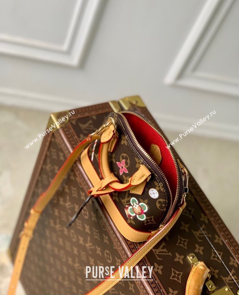 Louis Vuitton Vivienne Nano Alma Bag in Monogram Canvas 2025 M12199 (KI-250809083)