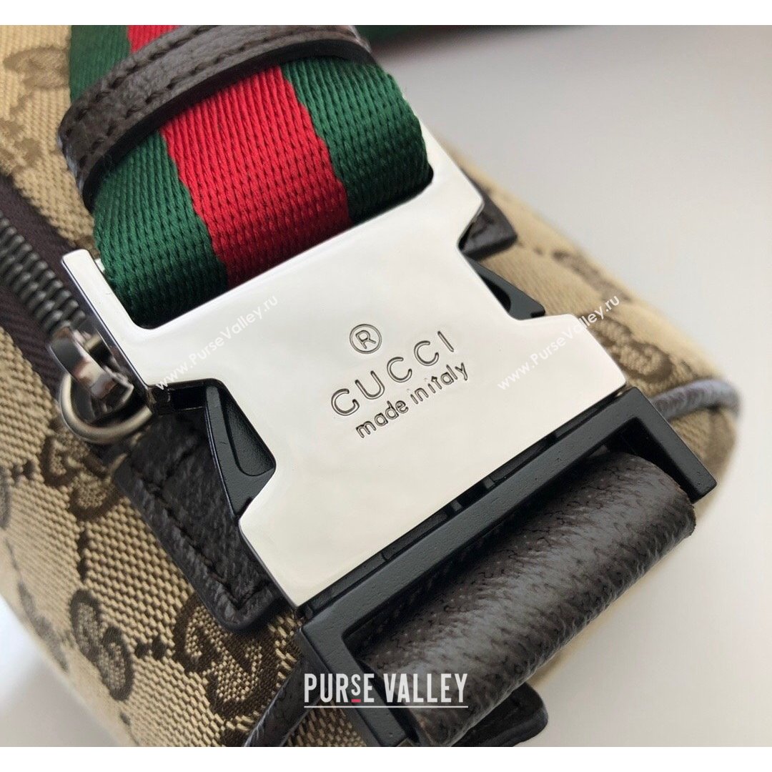 Gucci GG Canvas Shoulder Bag 449132 Beige 2021 (DLH-21090229)