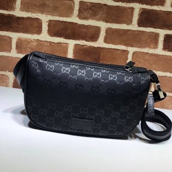 Gucci GG Canvas Shoulder Bag 449132 Black 2021 (DLH-21090230)