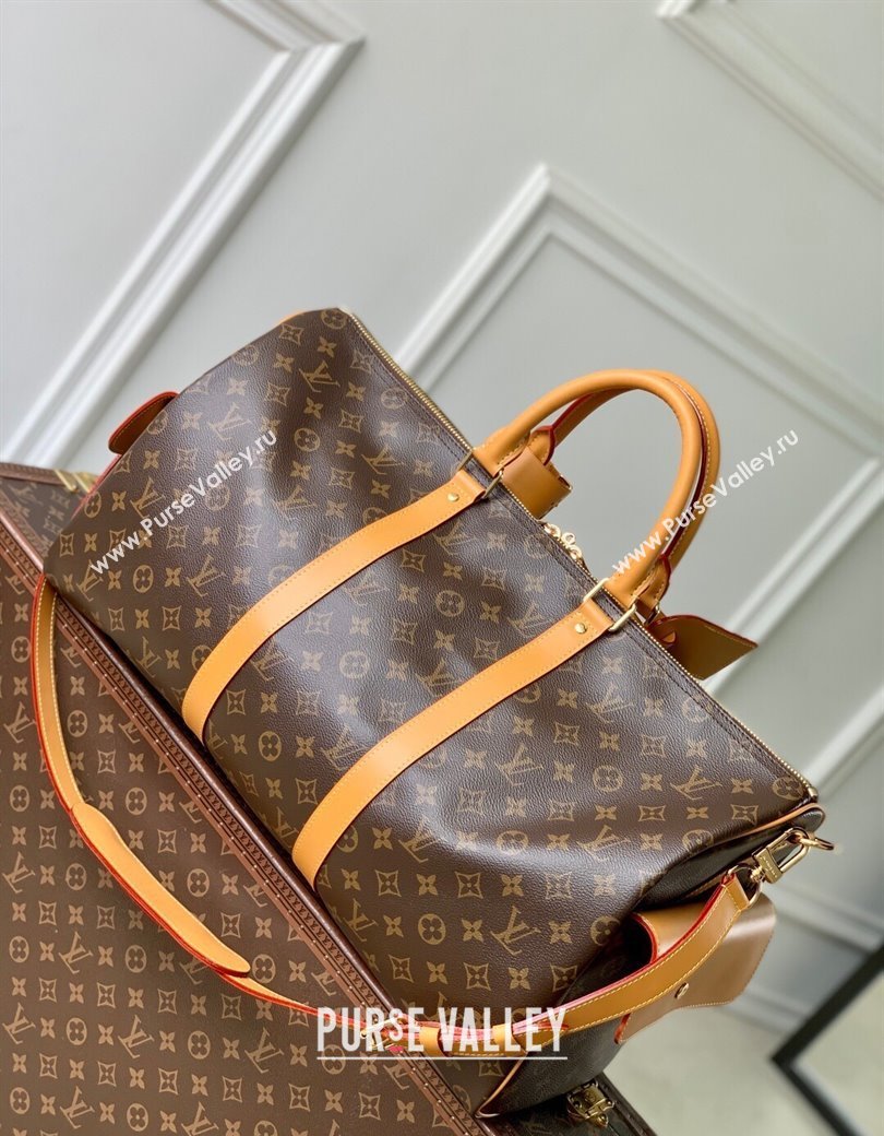Louis Vuitton Mens Keepall Cargo 50 Travel Bag in Monogram Canvas M14735 2025 (KI-250811001)