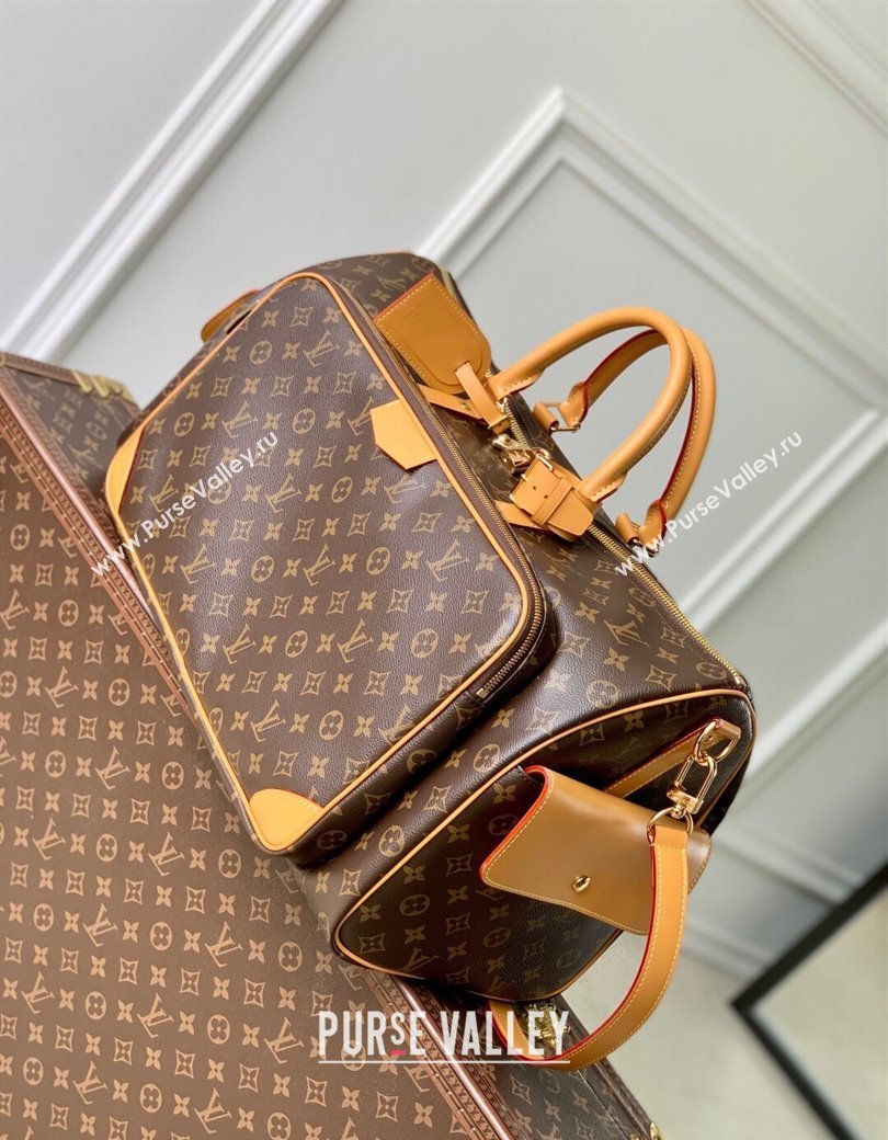 Louis Vuitton Mens Keepall Cargo 50 Travel Bag in Monogram Canvas M14735 2025 (KI-250811001)