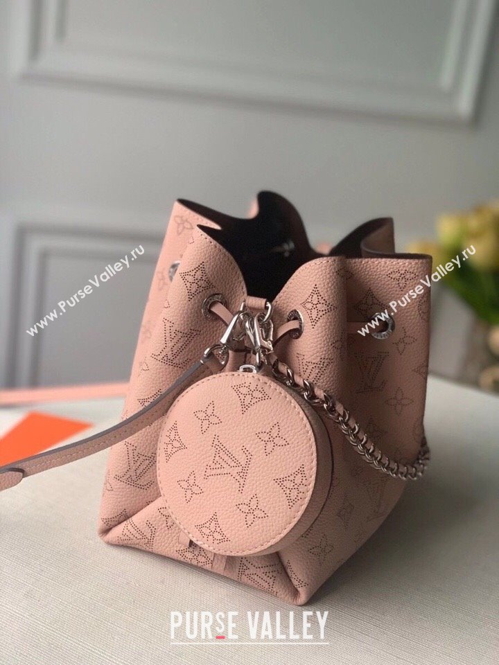 Louis Vuitton Mahina Monogram Perforated Bella Bucket Bag M57068 Light Pink 2025 (KI-250121017)