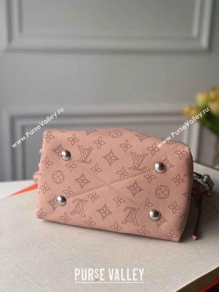 Louis Vuitton Mahina Monogram Perforated Bella Bucket Bag M57068 Light Pink 2025 (KI-250121017)