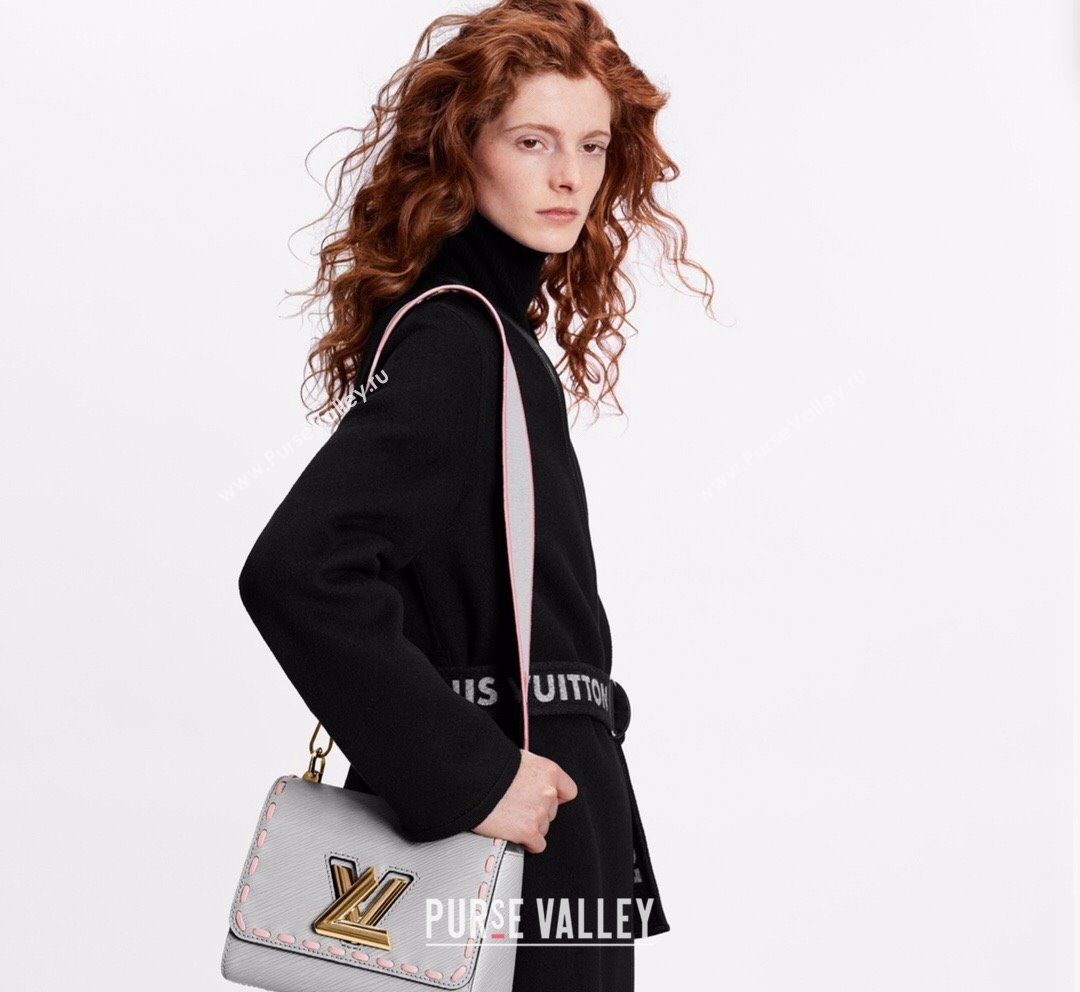 Louis Vuitton Twist PM Bag in Stitching Epi Leather M58606 Grey 2021 Wild at Heart (KI-21101513)