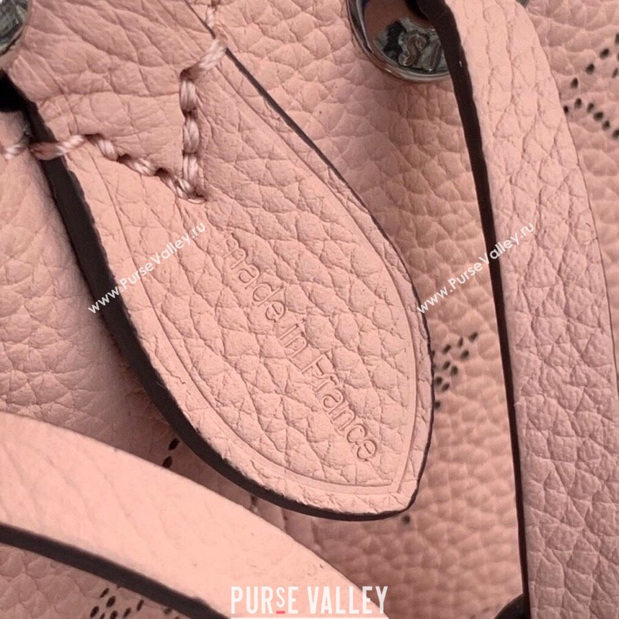 Louis Vuitton Mahina Monogram Perforated Bella Bucket Bag M57068 Light Pink 2025 (KI-250121017)