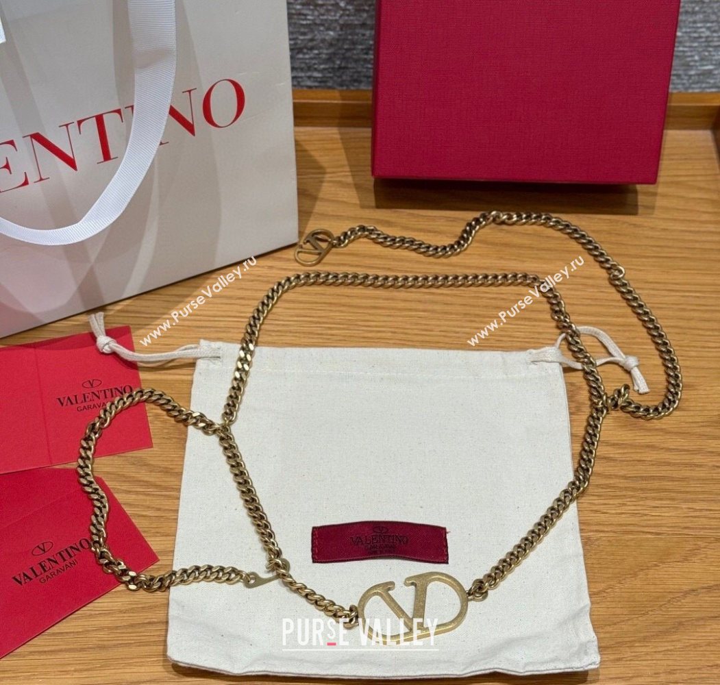 Valentino Gold-Tone Chain Belt 2 2025 0618 (99-250618048)