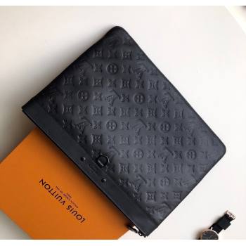 Louis Vuitton Discovery Pochette Pouch in Monogram Leather Black 2025 M62903 (KI-250811003)