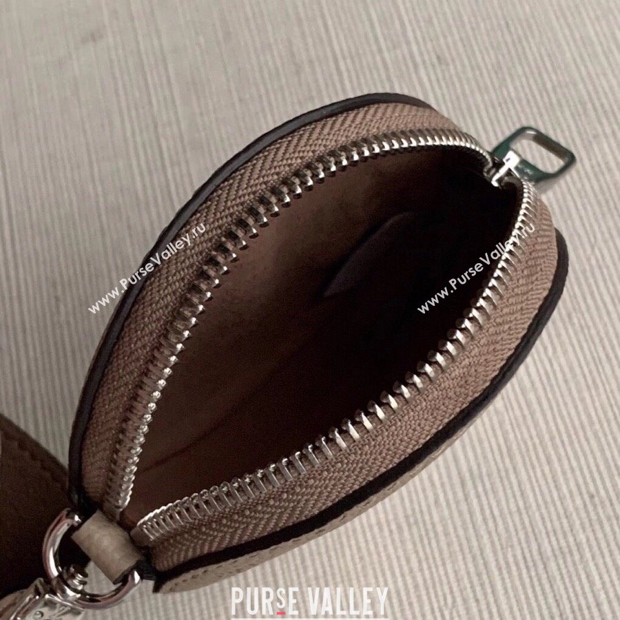 Louis Vuitton Mahina Monogram Perforated Bella Bucket Bag M57201 Galet Grey 2025 (KI-250121016)