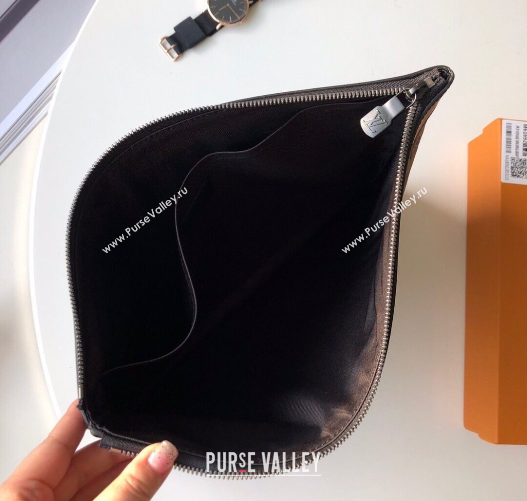 Louis Vuitton Discovery Pochette Pouch in Monogram Leather Black 2025 M62903 (KI-250811003)