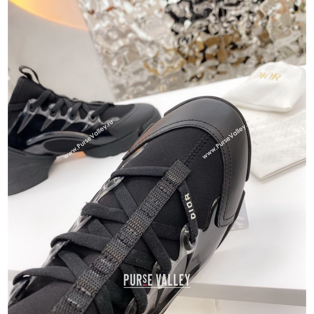 Dior D-Connect Sneaker in Technical Fabric DS7 Black 2021 (KW-210816058)