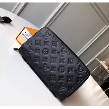 Louis Vuitton Zippy Large Wallet in Monogram Leather Black 2025 M41503 (KI-250811004)