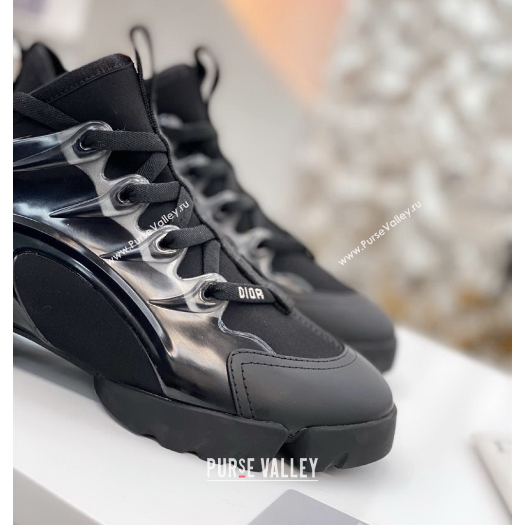 Dior D-Connect Sneaker in Technical Fabric DS7 Black 2021 (KW-210816058)