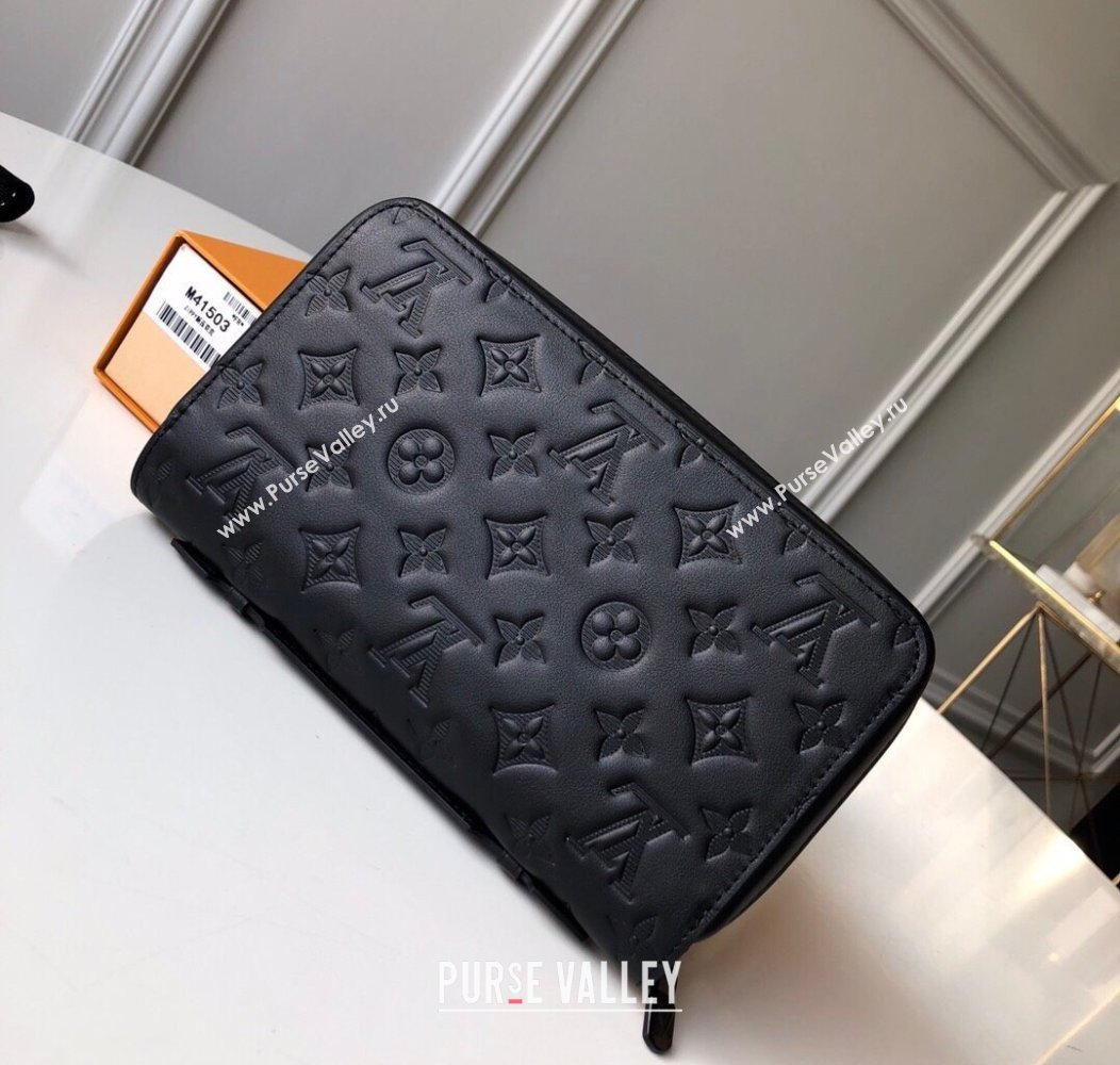 Louis Vuitton Zippy Large Wallet in Monogram Leather Black 2025 M41503 (KI-250811004)