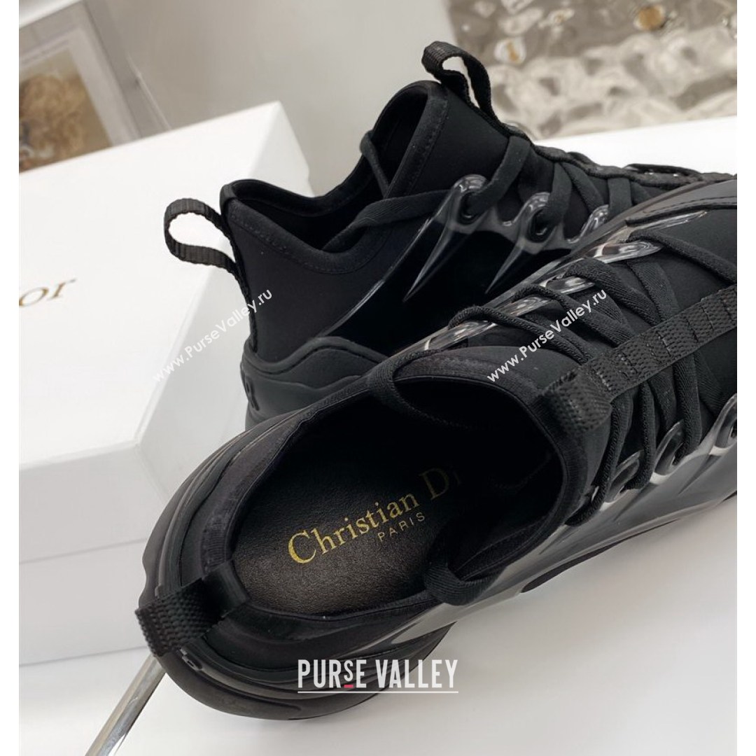 Dior D-Connect Sneaker in Technical Fabric DS7 Black 2021 (KW-210816058)