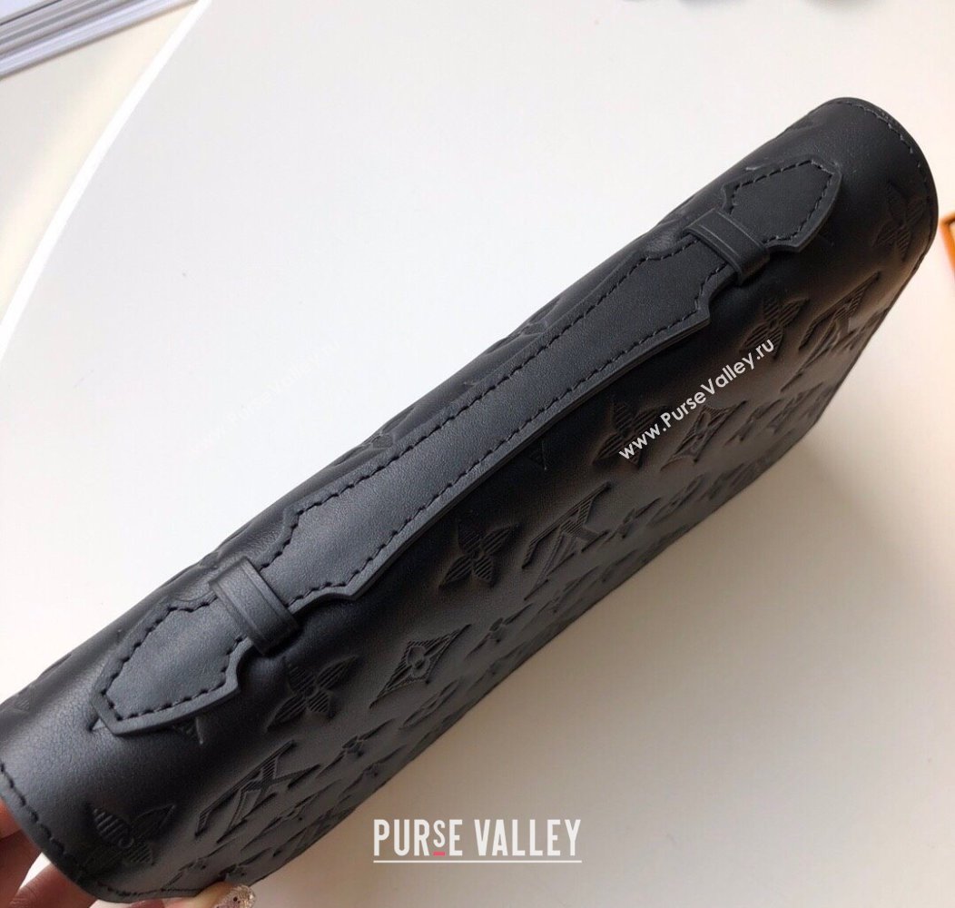 Louis Vuitton Zippy Large Wallet in Monogram Leather Black 2025 M41503 (KI-250811004)