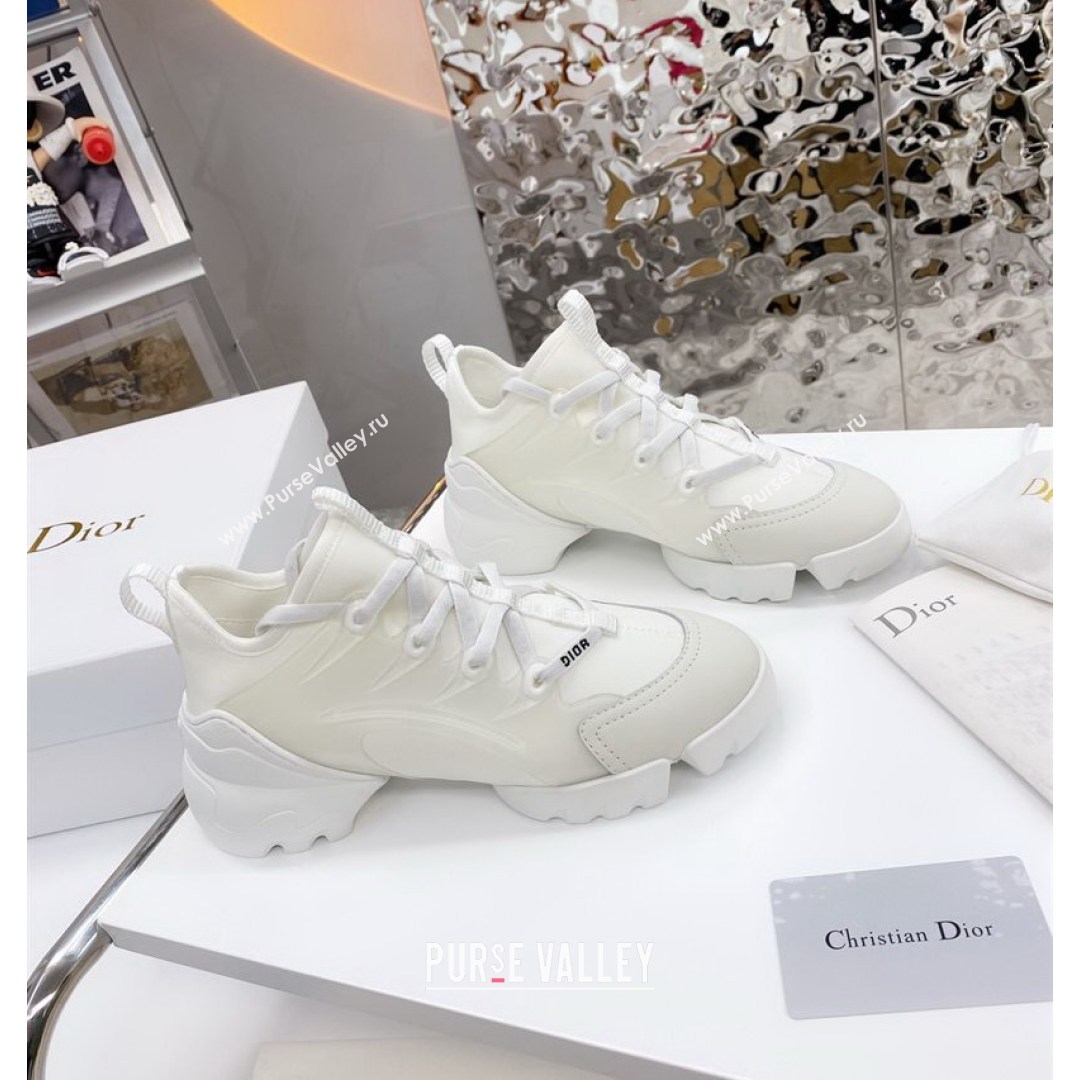 Dior D-Connect Sneaker in Technical Fabric DS6 White 2021 (KW-210816057)