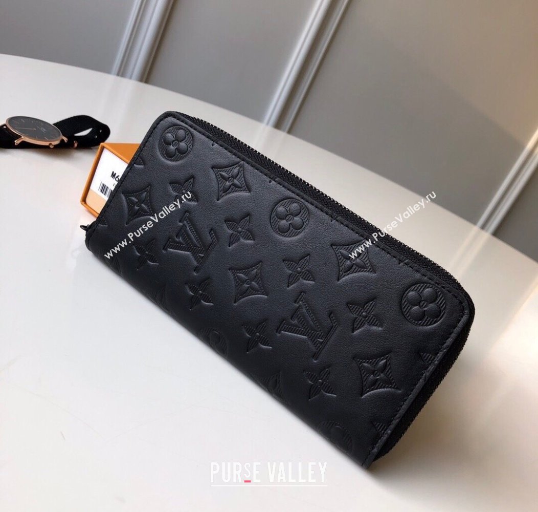 Louis Vuitton Zippy Vertical Wallet in Monogram Leather Black 2025 M62902 (KI-250811005)