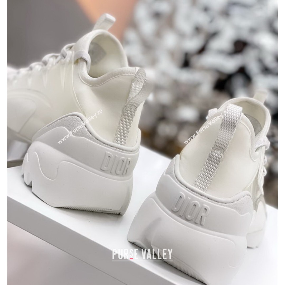 Dior D-Connect Sneaker in Technical Fabric DS6 White 2021 (KW-210816057)