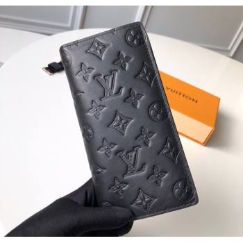 Louis Vuitton Brazza Wallet in Monogram Leather Black 2025 M62900 (KI-250811006)