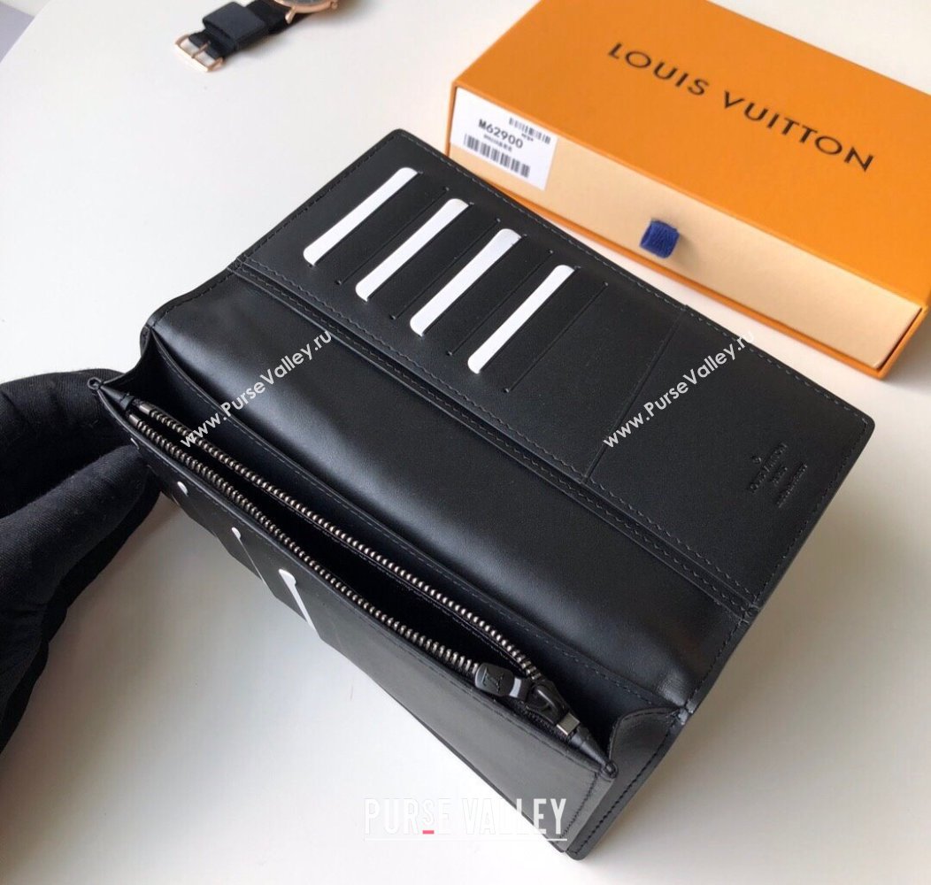 Louis Vuitton Brazza Wallet in Monogram Leather Black 2025 M62900 (KI-250811006)