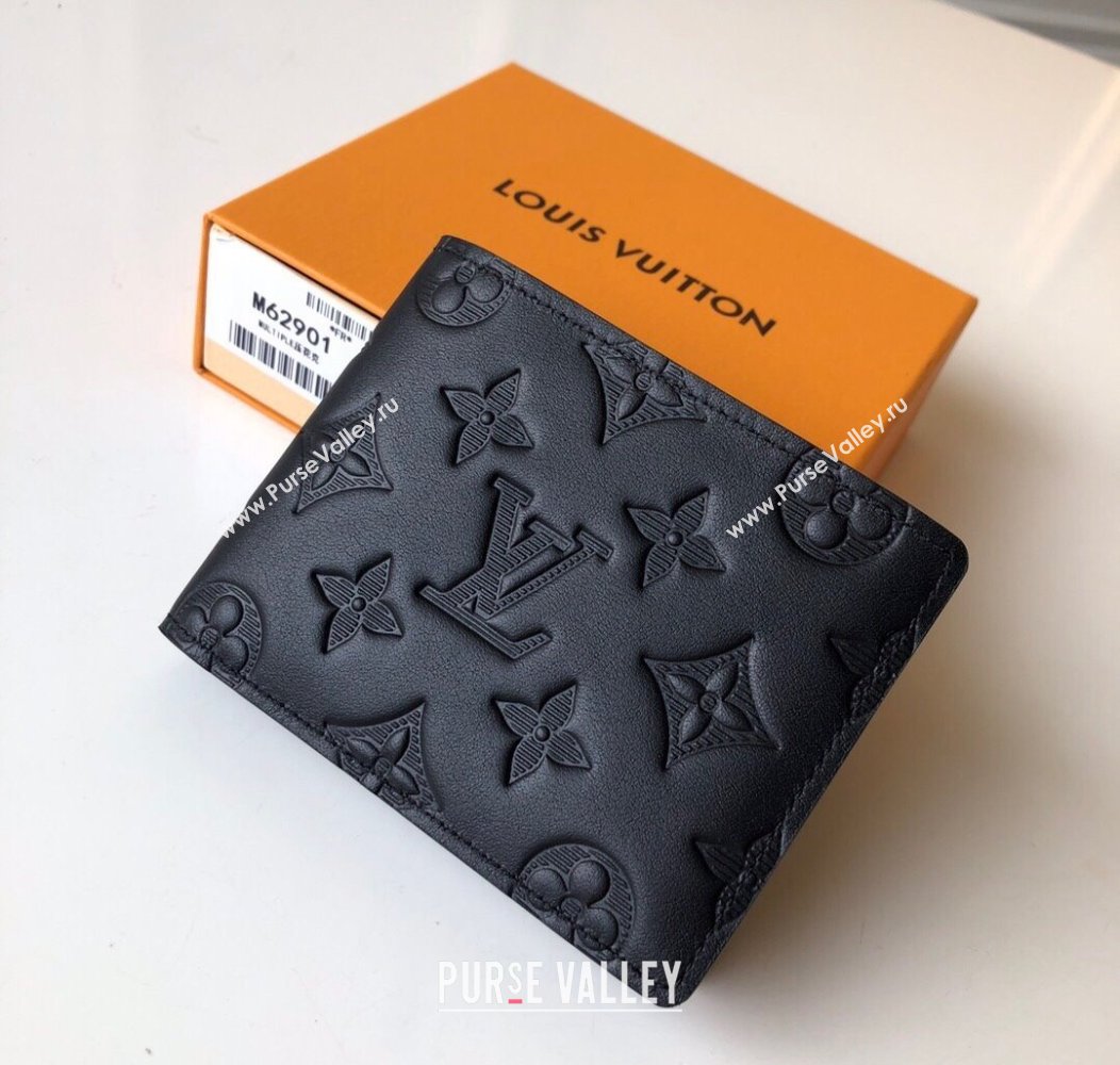 Louis Vuitton Multiple Wallet in Monogram Leather Black 2025 M62901 (KI-250811007)