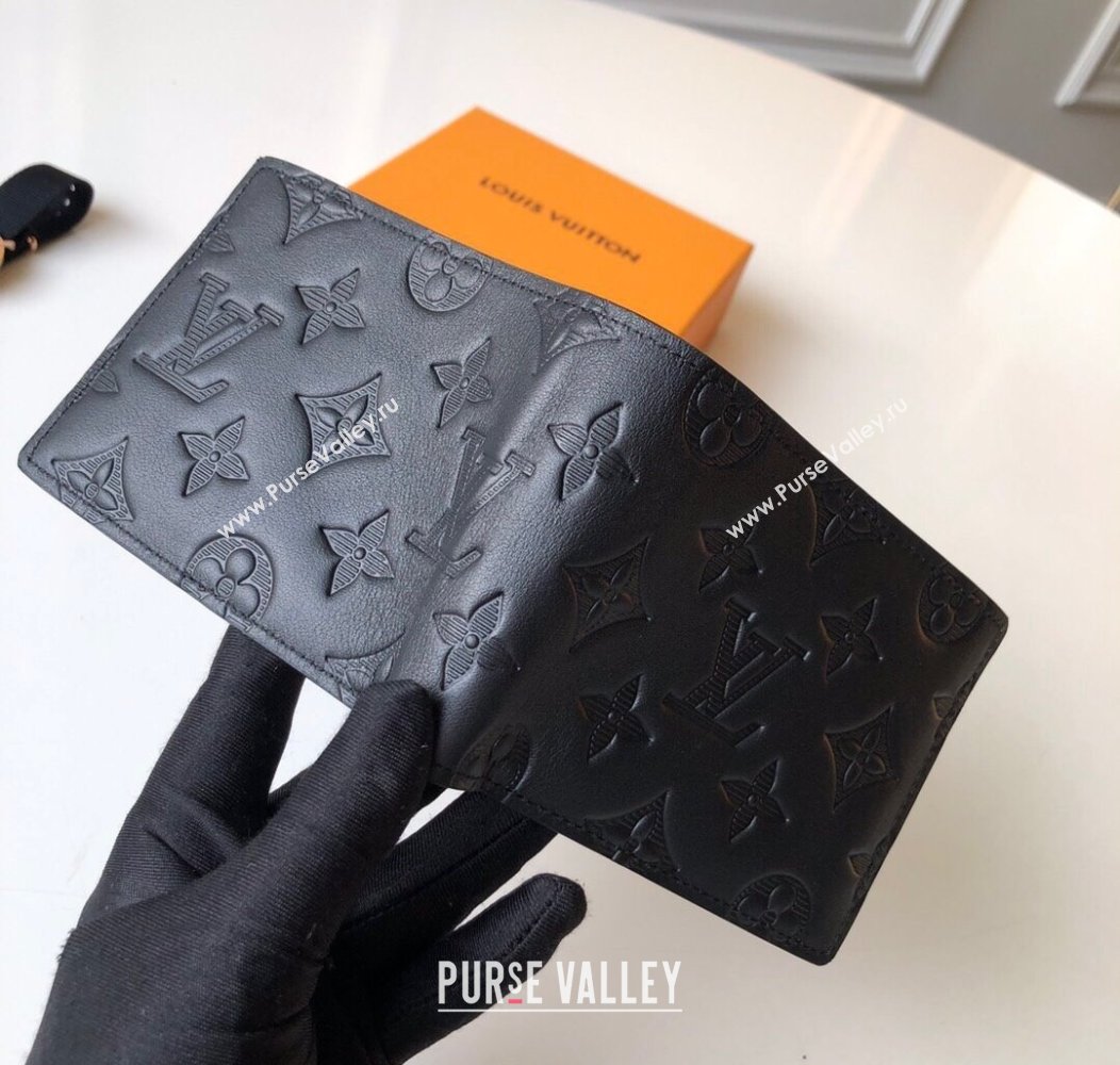 Louis Vuitton Multiple Wallet in Monogram Leather Black 2025 M62901 (KI-250811007)