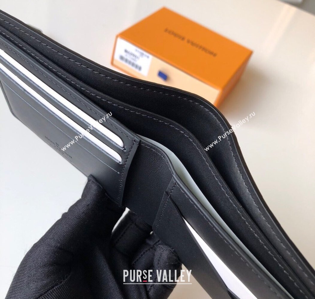 Louis Vuitton Multiple Wallet in Monogram Leather Black 2025 M62901 (KI-250811007)