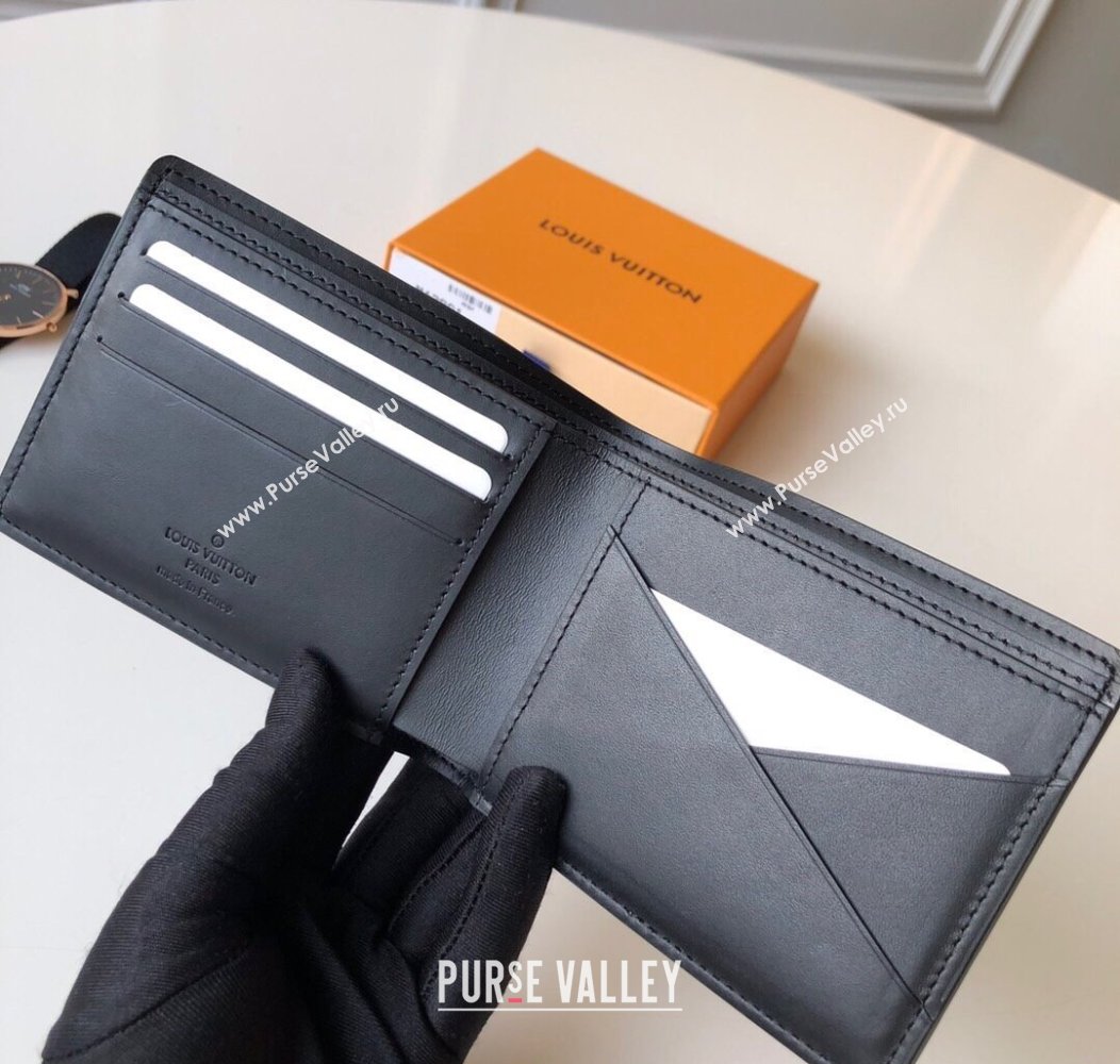 Louis Vuitton Multiple Wallet in Monogram Leather Black 2025 M62901 (KI-250811007)