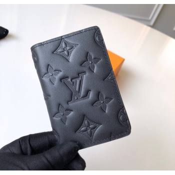 Louis Vuitton Monogram Shadow Wallet in Monogram Leather Black 2025 M62899 (KI-250811008)