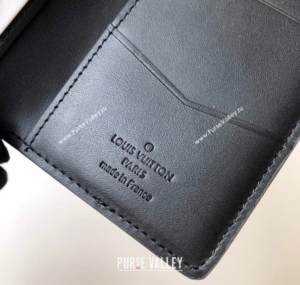 Louis Vuitton Monogram Shadow Wallet in Monogram Leather Black 2025 M62899 (KI-250811008)