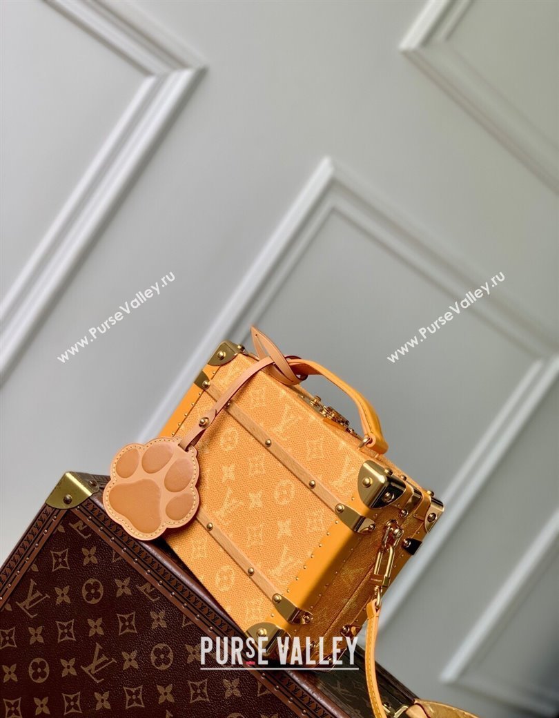 Louis Vuitton Handle Trunk bag in Monogram Heritage Canvas Yellow M12458 2025 (KI-250811009)