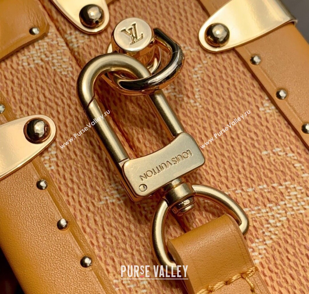 Louis Vuitton Handle Trunk bag in Monogram Heritage Canvas Yellow M12458 2025 (KI-250811009)