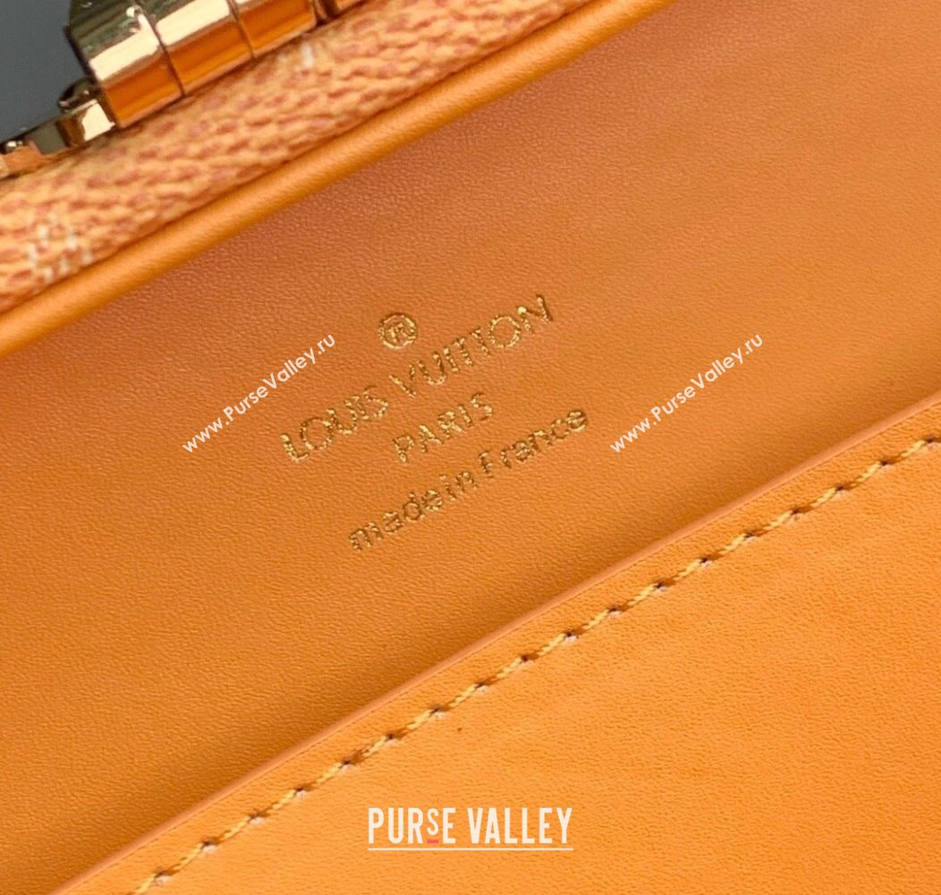 Louis Vuitton Handle Trunk bag in Monogram Heritage Canvas Yellow M12458 2025 (KI-250811009)