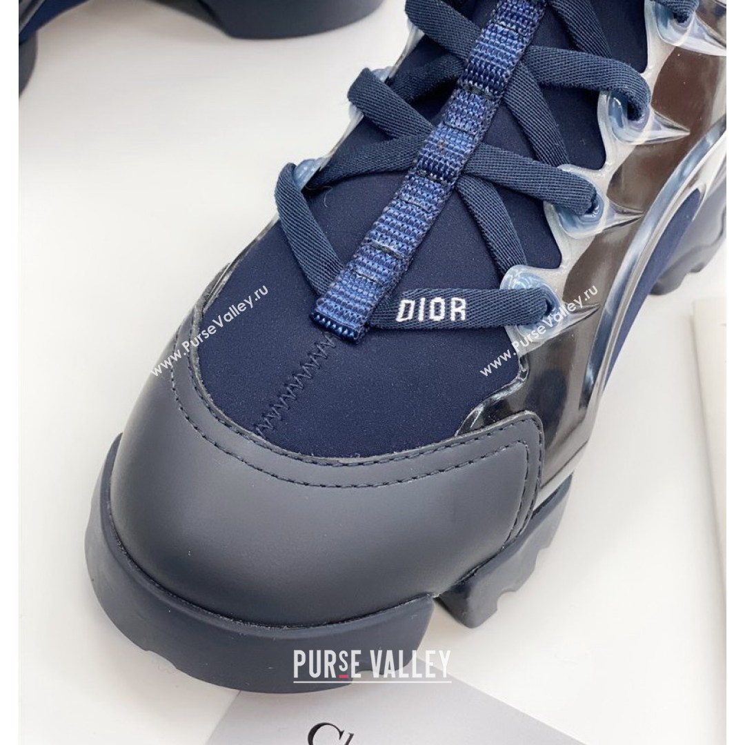 Dior D-Connect Sneaker in Zodiac Printed Technical Fabric DS1 Navy Blue 2021 (KW-210816052)