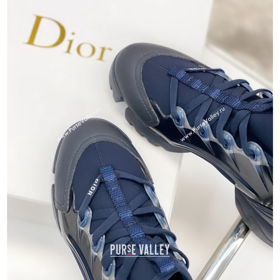 Dior D-Connect Sneaker in Zodiac Printed Technical Fabric DS1 Navy Blue 2021 (KW-210816052)