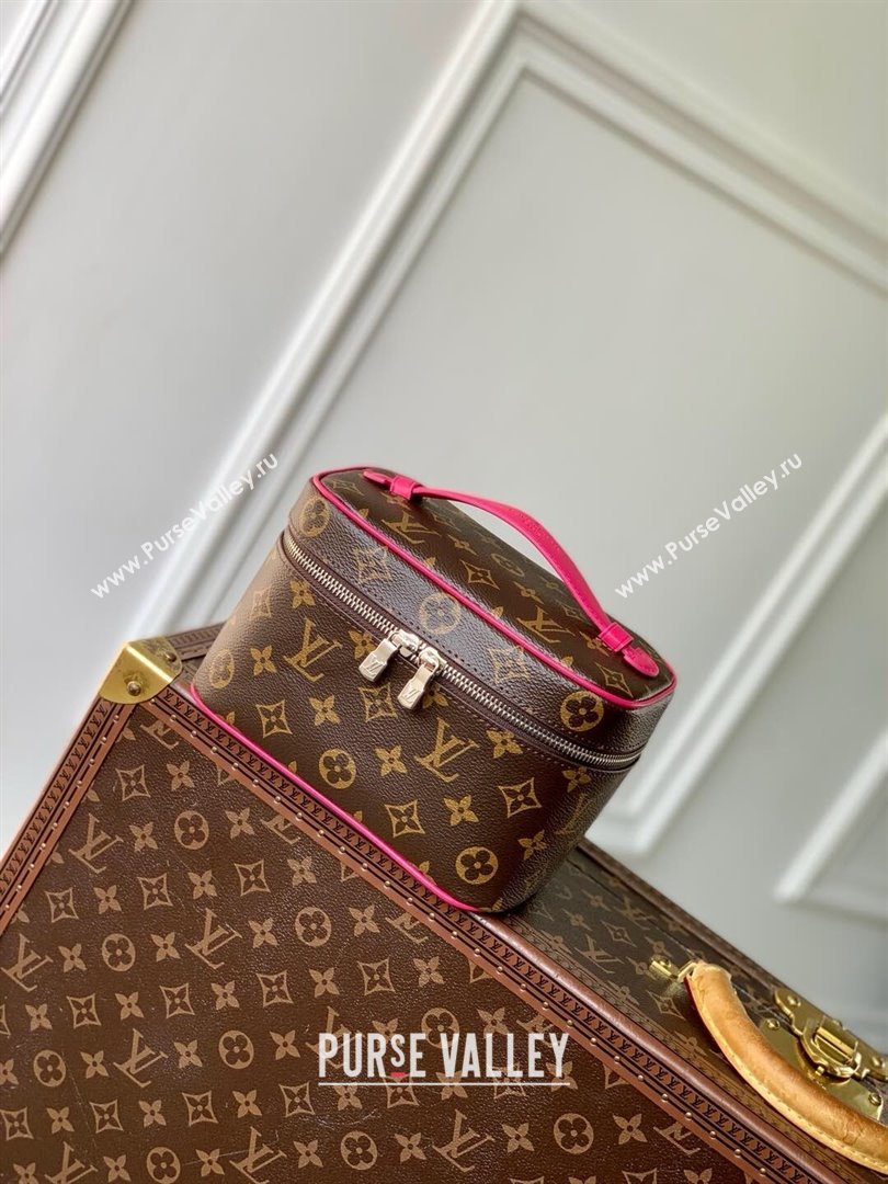 Louis Vuitton Nice Mini Vanity Case in Monogram Canvas M12650 Pondichery Pink 2025 (K-25010201)