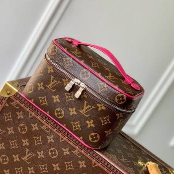 Louis Vuitton Nice Mini Vanity Case in Monogram Canvas M12650 Pondichery Pink 2025 (K-25010201)