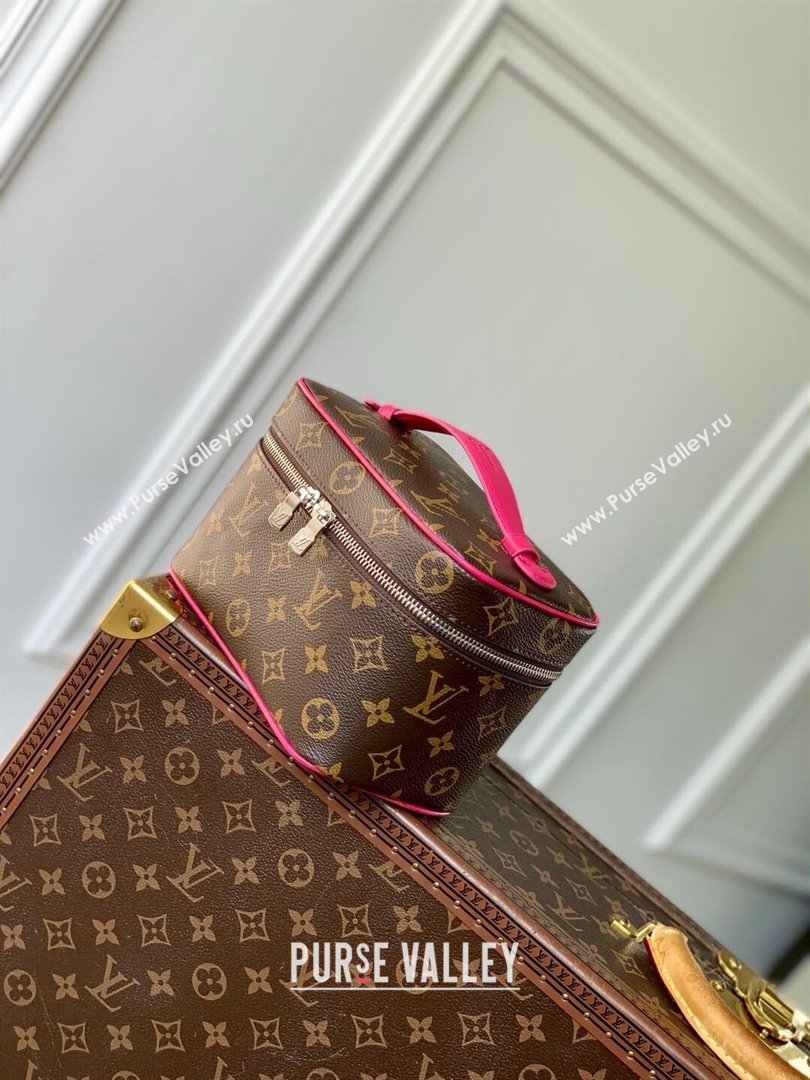 Louis Vuitton Nice Mini Vanity Case in Monogram Canvas M12650 Pondichery Pink 2025 (K-25010201)