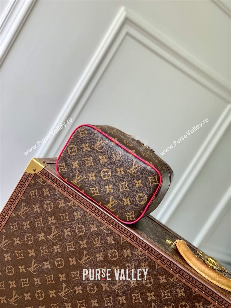 Louis Vuitton Nice Mini Vanity Case in Monogram Canvas M12650 Pondichery Pink 2025 (K-25010201)