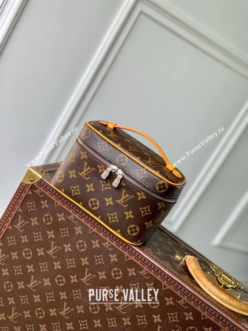 Louis Vuitton Nice Mini Vanity Case in Monogram Canvas M12654 Yellow 2025 (K-25010202)