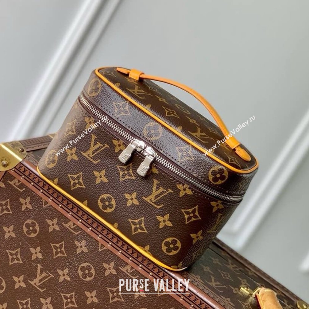 Louis Vuitton Nice Mini Vanity Case in Monogram Canvas M12654 Yellow 2025 (K-25010202)