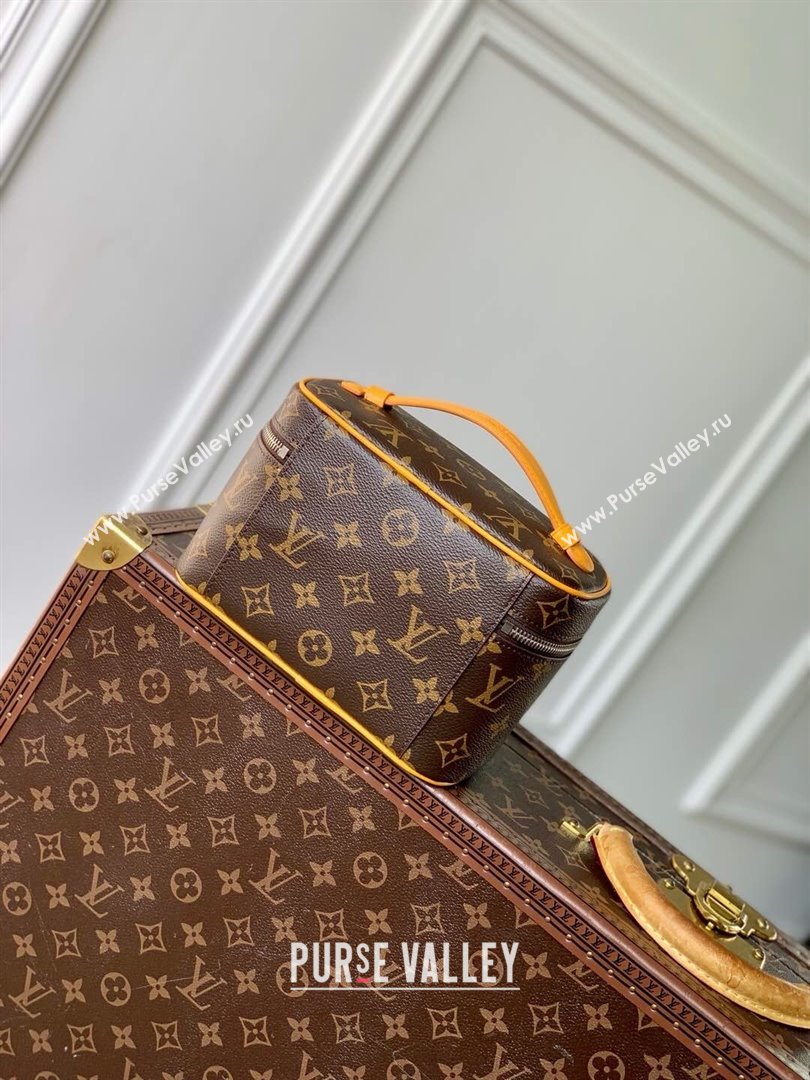 Louis Vuitton Nice Mini Vanity Case in Monogram Canvas M12654 Yellow 2025 (K-25010202)