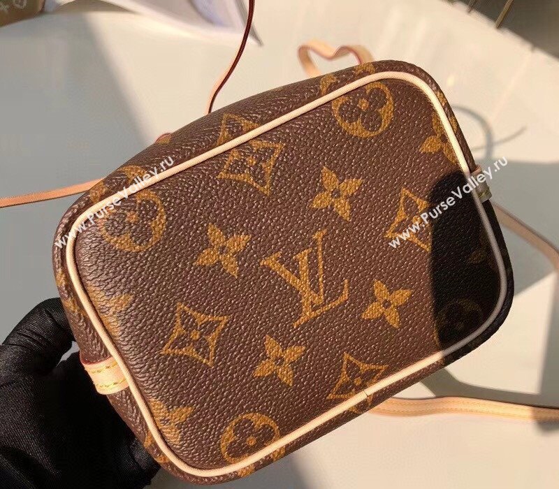Louis Vuitton Nano Noe Mini Bucket Bag M41346 Monogram Canvas/Nude 2025 (KI-250211040)