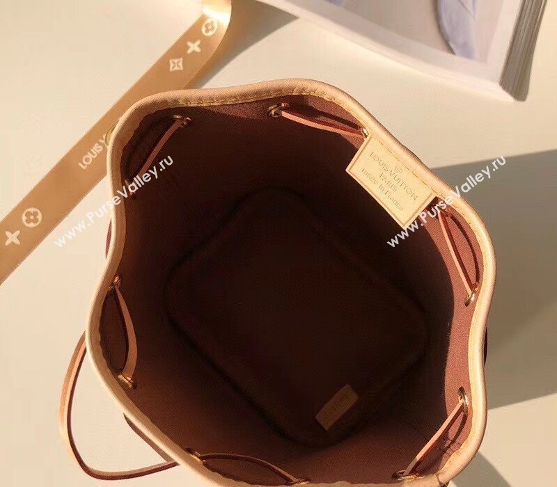 Louis Vuitton Nano Noe Mini Bucket Bag M41346 Monogram Canvas/Nude 2025 (KI-250211040)