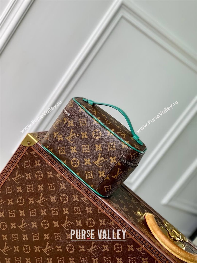 Louis Vuitton Nice Mini Vanity Case in Monogram Canvas M12647 Green 2025 (K-25010203)