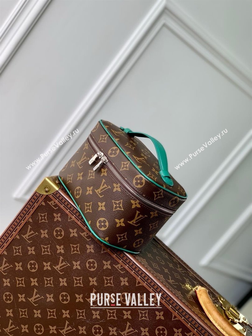 Louis Vuitton Nice Mini Vanity Case in Monogram Canvas M12647 Green 2025 (K-25010203)