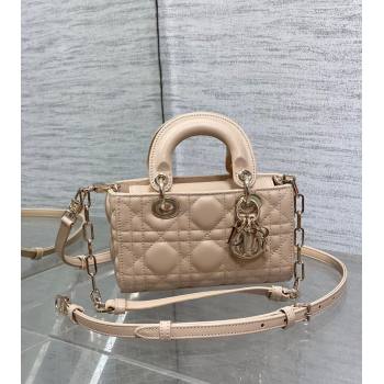 Dior Lady D-Joy Micro Bag in Cannage Lambskin Rose Beige 2025 M9250 (XXG-250806078)