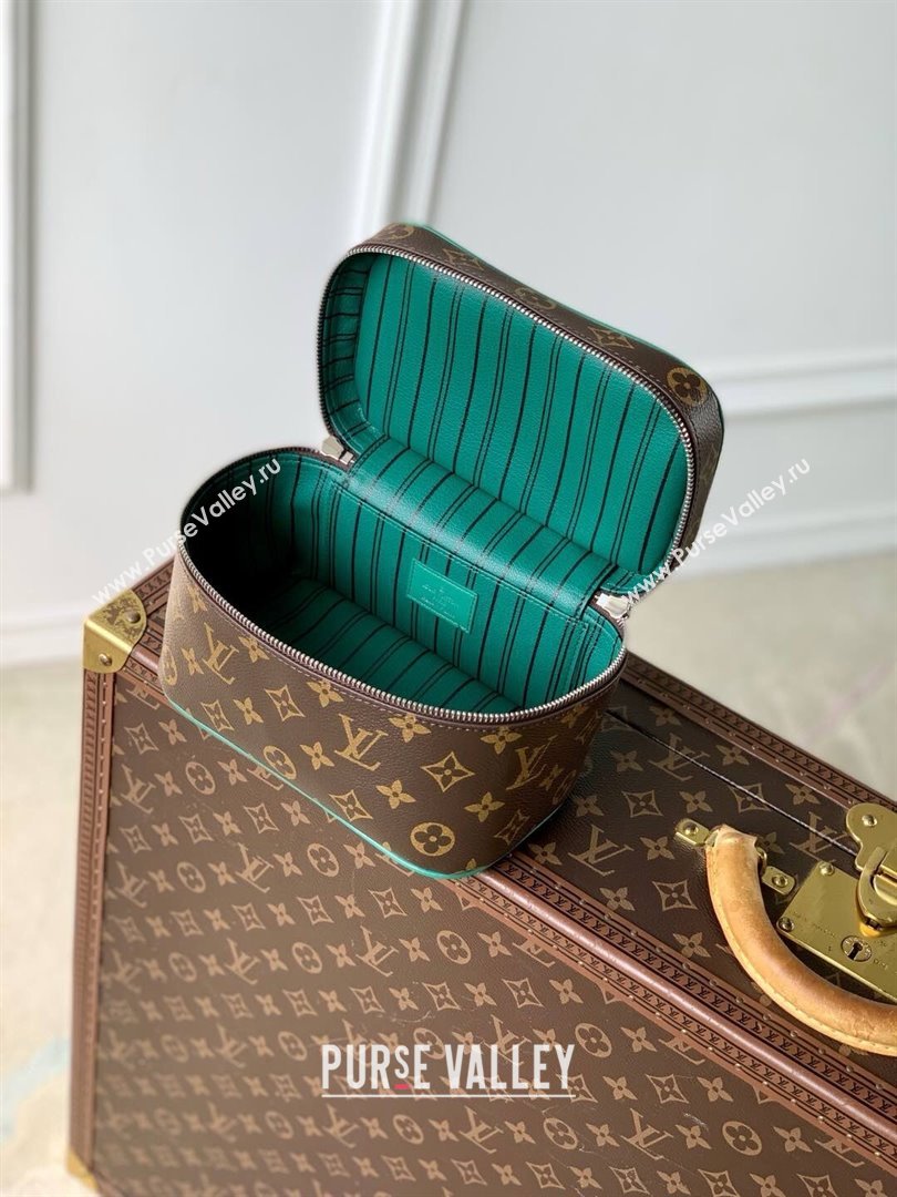 Louis Vuitton Nice Mini Vanity Case in Monogram Canvas M12647 Green 2025 (K-25010203)